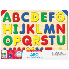 Puzzle Dezvoltare tactila sa invatam Alfabetul 26 piese 3-6 ani